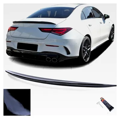 Produktbild von Sport Heckspoiler Lippe Schwarz Glanz für Mercedes CLA C118 ab 2019