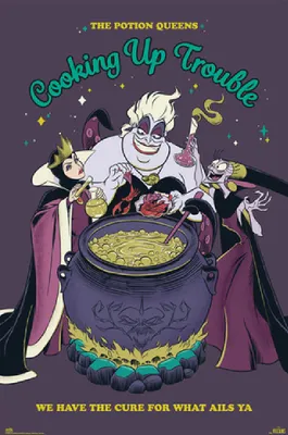 Produktbild von Erik Editores Disney Villains Plakat One Size