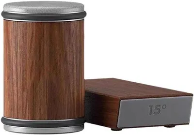 Productafbeelding van Professionele diamantenschuurhulp met magneet - 15° en 20° schuurhoek - geschikt voor keukenmessen en hout - 5,5 x 5,5 x 9 cm
