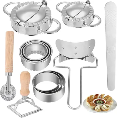 Produktbild von Stahl-Stanzformen-Set - Vielseitige Teigschneider für Hausgemachte Delikatessen