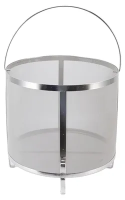 Bierhopfilter aus Edelstahl mit Standfuß, 30 cm