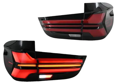 Immagine prodotto di Gruppo luci posteriori, compatibile con BMW 2011-2013, maggiore visibilità, facile installazione, rosso, 2011-2013
