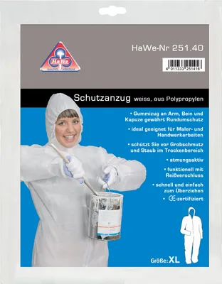 Produktbild von HaWe 251.40 OVERALL PP CE-KATEGORIE 1 GR. XL 4011333251416