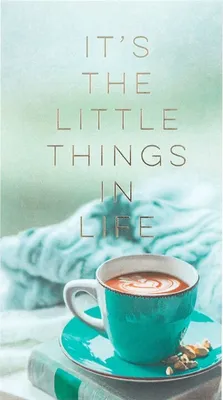 Produktbild von Postkarte Hello you 27-It's the little things in life