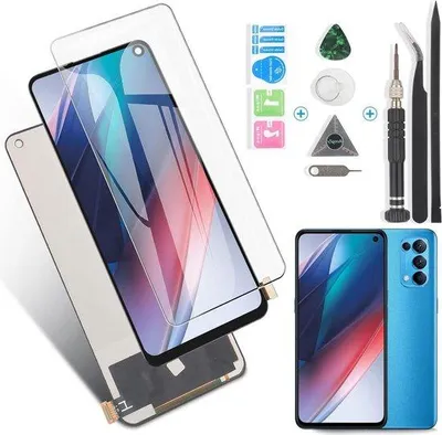Image de Kit d'écran pour téléphone Oppo - Digitiseur d'écran tactile - outils inclus - Noir