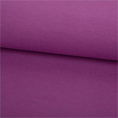 Produktbild von Bündchenstoff Meterware Bio Organic violett – weiche Schlauchware 35cm