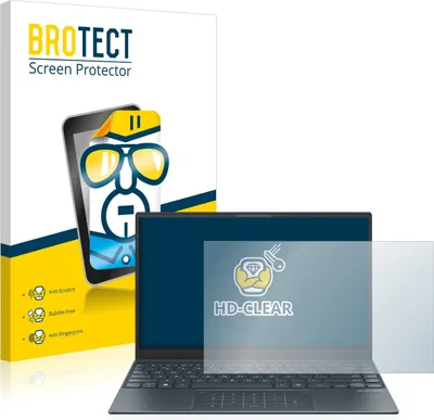 Produktbild von Für ASUS ZenBook 13 OLED Schutzfolie BROTECT Displayschutz Display Schutz Folie Klar Transparent
