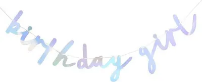 Produktbild von Birthday Girl Girlande 2m