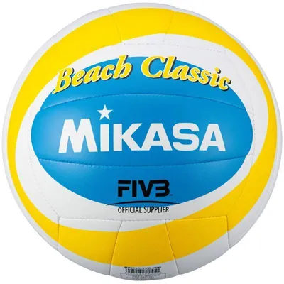 Immagine prodotto di Mikasa - Pallone da pallavolo "Beach Classic BV543C-VXB" MR789 (5) (giallo/bianco/blu)