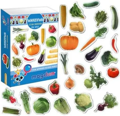 Produktbild von MAKSIK Kindermagnet Gemüse 25 PCS MV 6032-12