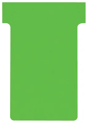 Produktbild von Nobo T-Steckkarten Gr.2 grün (100), Grün, 61 mm, 20 mm, 86 mm, 70 g, China