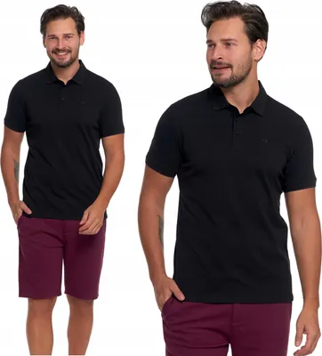 Zdjęcie produktu dla Elegancka męska koszulka polo z krótkim rękawem MORAJ – rozmiar S