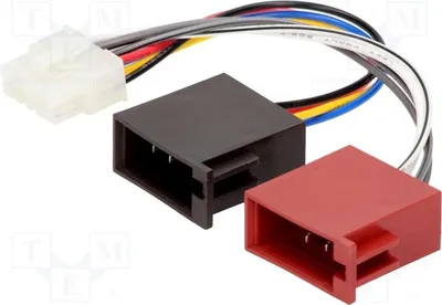 Immagine prodotto di 1 connettore, 10 pin. Connettore per autoradio da cruscotto, standard ISO