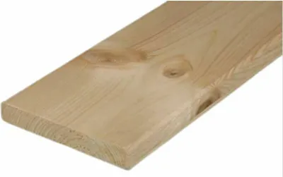 Produktbild von Glattkantbretter 2 m lang getrocknet , gehobelt 95 mm x 18 mm