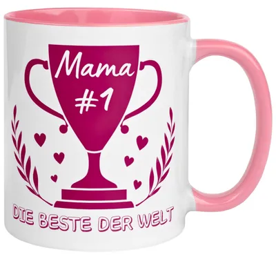 Produktbild von Tasse Mama – „Die Beste der Welt“ – Geschenk Becher Geburtstag Muttertag