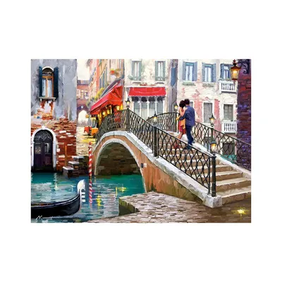 Zdjęcie produktu dla CASTORLAND Puzzle Most w Wenecji 2000 elementów
