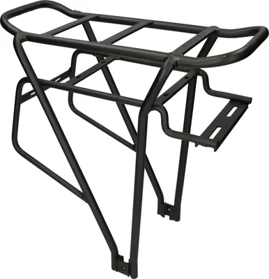 Produktbild von windmeile | Gepäckträger für Akkus mit 395x148x76mm, Aluminiumlegierung, Schwarz, 4 Befestigungspunkte, 395x148x76mm, E-Bike, Elektro Fahrrad, Pedelec