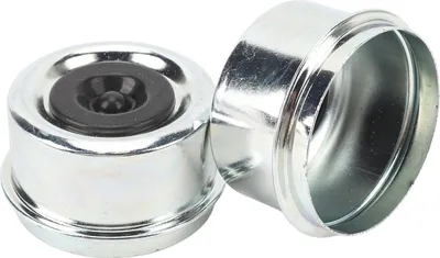 Obrázek produktu pro 2.44in OD Trailer Axle Dust Cap with Rubber Plugs Trailer Bearing Grease Caps for Boat Trailer Wheel Hub 5,200?6,000 Lb Axles