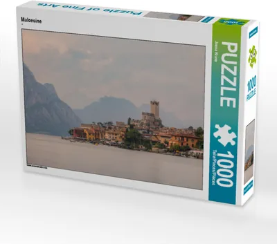 Produktbild von CALVENDO Puzzle Malcesine 1000 Teile Puzzle quer | 1000 Teile Lege-Größe 64x48cm Foto-Puzzle für glückliche Stunden