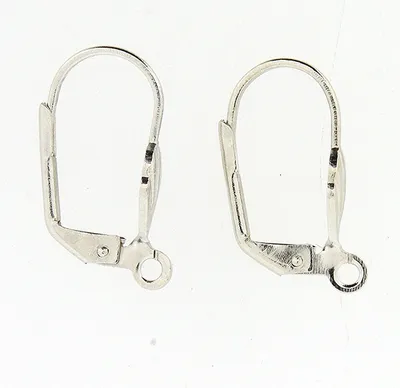 Produktbild von Brisur mit Blatt platinfb, 17,5x9,5 mm