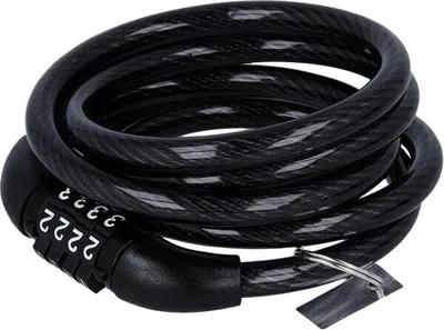 Immagine prodotto di Serratura per bicicletta KYL-100 8mm*1000mm Serratura a cavo con codice a combinazione a 4 cifre Serratura a combinazione Supporto per bicicletta Serratura per bicicletta