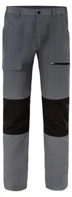 Produktbild von VELILLA 103022S Trekkinghose Stretch Farbe Beige/Schwarz Größe L, Schwarz/Grau, L