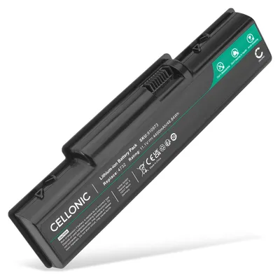 Produktbild von CELLONIC 1x Akku für Notebook Kompatibel mit eMachines E625, E525, E725, AS09A31 - (4400mAh, 11.1V)