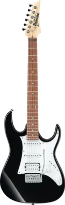 Produktbild von Ibanez GRX40 E-Gitarre in Schwarz Gloss mit 22 Bünden und 64,8 cm Mensur