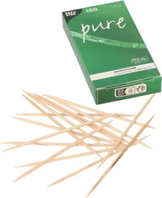 Produktbild von Papstar Pure Zahnstocher 8cm (100 Stück)