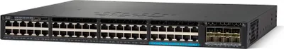 Produktbild von Cisco WS-C3650-12X48UR-E, L2/L3, Gigabit Ethernet (10/100/1000), Vollduplex, Rack-Einbau