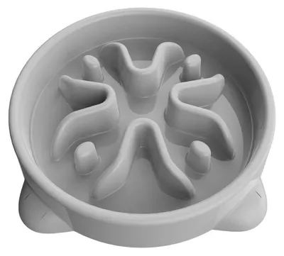 Obrázek produktu pro Miska proti olizování pro malé psy, šedá, 16,3 cm