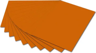 Produktbild von Folia 6741E Tonpapier - 50 x 70 cm, hellorange