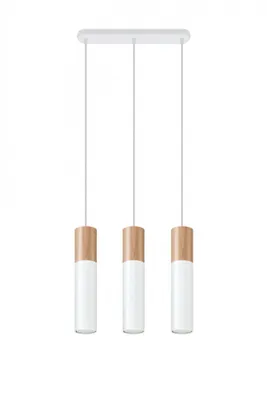 Zdjęcie produktu dla Lampa wisząca PABLO 3 biała SL.0630 Sollux