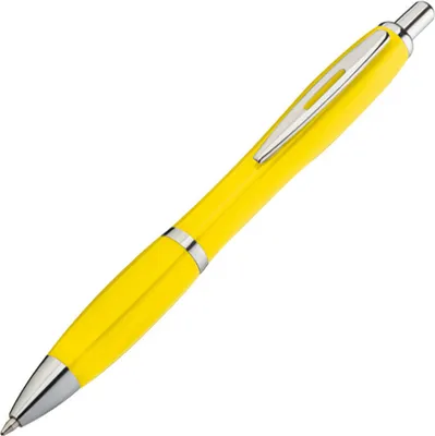 Produktbild von 25x Kugelschreiber / mit Metallclip / Farbe: gelb
