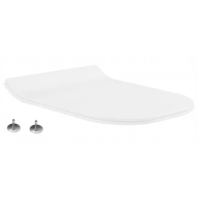 Produktbild von Mexen Sitz mit Absenk-Automatik schlank, duroplast, Weiß - 39080100