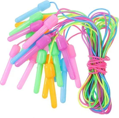 Imagen del producto de Juego de 10 mancuernas de plástico flexibles para niños, ideales para ejercicios de acondicionamiento físico, entrenamientos en casa, aeróbicos y actividades al aire libre (colores aleatorios)