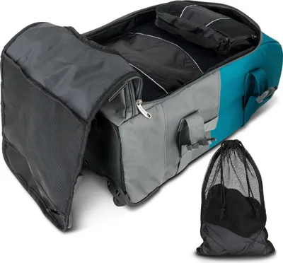 Produktbild von normani Reisetrolley mit Rucksackfunktion 90 L mit 5 Kleidertaschen