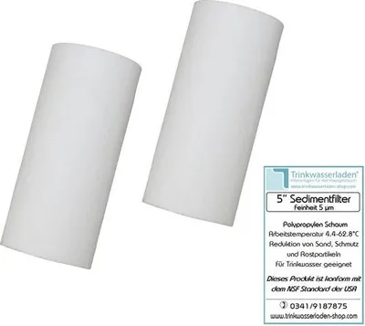 Sedimentfilter 5 Zoll aus Polypropylene Schaum Wasserfilter