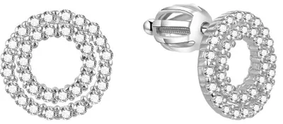 Produktbild von Silberne Ohrringe mit Zirkonia AGUP1572S