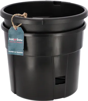 Immagine prodotto di KOTARBAU® Vaso per piante di patate ⌀ Vaso per patate da 30 cm Fioriera per patate Fioriera in plastica nera