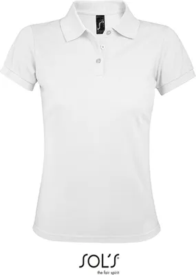 Image de SOLs 00573 | Polo femme Prime - Couleur : Blanc - Taille : M