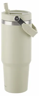 Image de MUKI, tasse isotherme en acier inoxydable, 890 ml, couleur vert citron