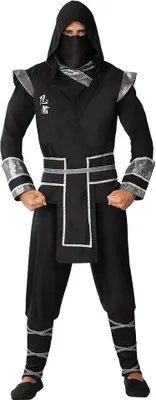 Immagine prodotto di Atosa Costume Ninja Nero XS-S Nero XS-S