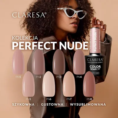 Zdjęcie produktu dla CLARESA Lakier hybrydowy PERFECT NUDE 7 -5g