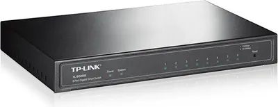 Obrázek produktu pro TP-Link JetStream TL-SG2008, Řízený, L2/L2+, Gigabit Ethernet (10/100/1000), Montovatelné na zeď