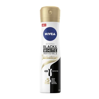 Obrázok produktu pre NIVEA Neviditen Jemn Antiperspirant so sprejom 250ml - ierno-biela Bezkvrn formulcia