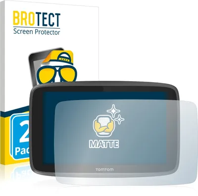 Produktbild von 2x BROTECT Schutzfolie für TomTom Go 6200 Displayschutz Displayschutzfolie Folie Matt Entspiegelungsfolie