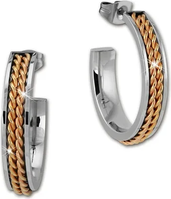 Produktbild von Amello Edelstahl Rosegold vergoldet Damen Ohrschmuck silberfarben rosegold ESOS92T