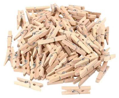 Produktbild von Creativ Company Holzklammern, Holz, Holz, 3 mm, 30 mm, 100 Stück(e)