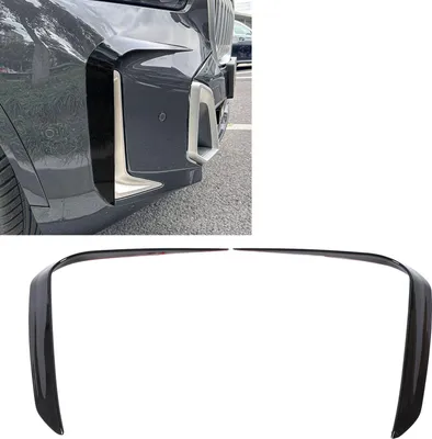 Immagine prodotto di Coppia di spoiler paraurti anteriore fendinebbia sinistro destro, nero lucido, look cool per X5 G05 LCI M Sport dal 2023 in poi